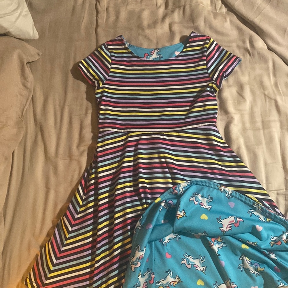 Emily West reversible girls size 7-8 dress